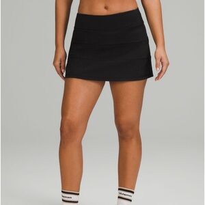 lululemon pace rival skirt (long) in black size 6